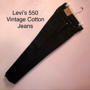 Levi’s Vintage High Waisted 550 Cotton Jeans